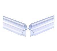 DOPPOSO Guarnizione di ricambio per porta doccia, 2 x 80 cm, per porta in vetro da 4 mm/5 mm/6 mm, spessore cabine doccia, vasca da bagno con guarnizione impermeabile per doccia allungata in gomma