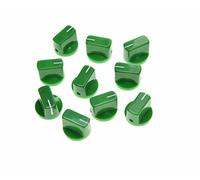 Dopro 10pcs Chitarra AMP Effetto Pedale Manopole Puntatore Manopola con Set Vite Verde