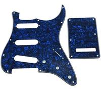Dopro 11 fori Strat SSS battipenna ST piastra posteriore Trem copertura per USA/messicano FD Strat blu perla