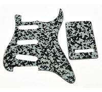 Dopro 11 fori Strat SSS battipenna ST piastra posteriore Trem copertura per USA/messicano FD Strat nero bianco agata
