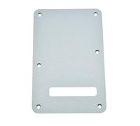 Dopro 11 Foro Alluminio Opaco Strat Posteriore Piastra Copertura Metallo Anodizzato Tremolo Cavity Cover per USA/Messico ST/Stratocaster Matte Silver