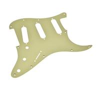 Dopro 11 Foro Alluminio Opaco Strat SSS Battipenna Metallo Anodizzato ST Pick Guard Scratch Plate per USA/Messico ST/Strat Oro Opaco
