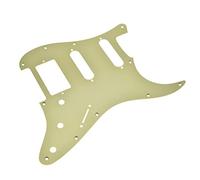 Dopro 11 Foro In Alluminio Opaco Strat HSS Stile Battipenna Metallo Anodizzato ST Pick Guard Scratch Piastra per USA/Messico ST/Strat Oro Opaco
