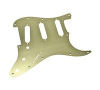 Dopro 11-Hole Alluminio Anodizzato Stile Moderno Strat SSS Chitarra Battipenna Scratch Plate per Americano/Messicano FD Stratocaster Gold