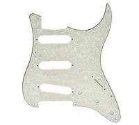 Dopro 11 hole vintage 62 Strat Sss chitarra Pickguard Aged Pearl
