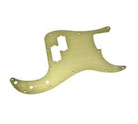 Dopro 13 fori per basso Precision Bass stile moderno in metallo alluminio anodizzato, battipenna per mano destra, per basso FD americano P Bass, oro
