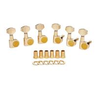 Dopro 15:1 Chitarra 2 Pin Tuners Tuning Keys Dual Pin Chitarra Tuning Machine Heads per Import Style Squier Affinity/Ibanez/Yamaha Chitarre Mini Contemporaneo Chiave Oro