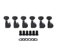 Dopro 15:1 Chitarra 2 Pin Tuners Tuning Keys Dual Pin Chitarra Tuning Machine Heads per Import Style Squier Affinity/Ibanez/Yamaha Chitarre Mini Contemporaneo Chiave Nero