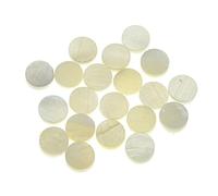 Dopro 20PCS naturale paua Dots tastiera in palissandro per basso ukulele banjo 6mm White Mother of Pearl
