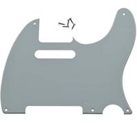 Dopro 5 fori Vintage Tele Guitar Battipenna Scratch Plate per USA/Messicano FD Telecaster Bianco 1 Strato