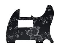 Dopro 8 fori Tele Chitarra 3D Stampato plastica Humbucker Pick Guard per standard moderno USA/Messicano Fender Telecaster Flower Pattern