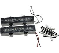 Dopro Alnico 5 Nero 4 Corde J Bass Pickup Set 60s Vintage Suono Alnico V Jazz Bass Pickup