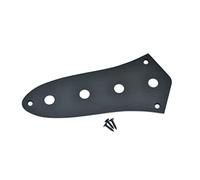 Dopro American Standard J Piastra di controllo basso Alluminio Anodizzato Jazz Bass JB Piastra di controllo con 3/8 "(9.5mm) CTS Pot Hole per Americano/Messicano Jazz Bass Nero