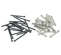 Dopro Bass Guitar pick-up di montaggio viti e molle 20x Screws and Springs Nero