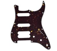 Dopro Battipenna a 11 fori ST/Strat HSS per chitarra humbucking pickup senza fori per le viti per American Ultra Series Strats Dark Tortoise