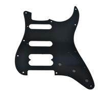 Dopro Battipenna a 11 fori ST/Strat HSS per chitarra humbucking pickup senza fori per viti per American Ultra Series Stratocaster nero opaco