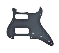 Dopro Battipenna a 11 fori ST Style Dual Humbucker HH per chitarre americane Strat con doppio pickup humbucking foro angolare rotondo nero opaco