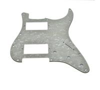 Dopro Battipenna a 11 fori ST Style Dual Humbucker HH per chitarre Stratocaster americane con doppio pickup humbucking foro angolare quadrato perla invecchiata