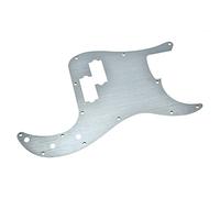 Dopro Battipenna a 13 fori per destrorsi, in alluminio anodizzato di precisione, per basso americano, Fender P, colore argento