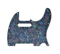 Dopro, Battipenna a 8 fori per chitarra Tele, stile TL, con fori per il montaggio dei pickup, per chitarra Tele/Telecaster, madreperla abalone