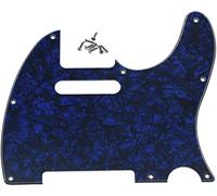 Dopro Battipenna a 8 fori per chitarra Telecaster USA/messicana FD Telecaster, blu perla