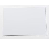 Dopro Battipenna bianco a 1 strato non tagliato per chitarra e basso, 29 x 43 cm (tagliare il battipenna da tagliare)