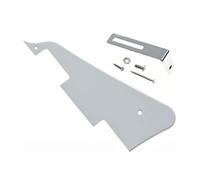 Dopro Battipenna bianco solido a 1 strato per chitarra LP con staffa cromata per Epiphone Les Paul