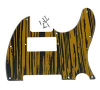 Dopro - Battipenna con 8 fori per chitarra Telecaster, adatto a Fender Telecaster USA/Messico, con humbucker, striscia tawny