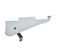 Dopro Battipenna in alluminio per chitarra LP in metallo con staffa in acciaio inossidabile nera e viti di montaggio in acciaio per USA Gibson Les Paul Silver
