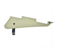 Dopro Battipenna in alluminio per chitarra LP in metallo con staffa in acciaio inossidabile nera e viti di montaggio in acciaio per USA Gibson Les Paul Gold