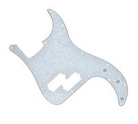 Dopro Battipenna per basso di precisione a 13 fori PB P Piastra antigraffio per basso di precisione USA/Messico FD Bianco perla