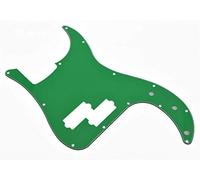 Dopro, battipenna per basso Precision Bass a 13 fori, piastra antigraffio PB per basso Precision Bass FD realizzato negli USA/Messico, verde a 3 strati