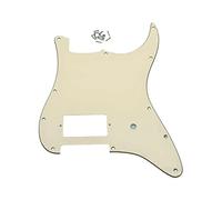 Dopro Battipenna per chitarra a 11 fori ST Strat One Humbucker per FD Delonge bianco invecchiato a 3 strati