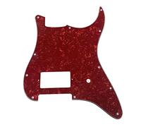 Dopro Battipenna per chitarra a 11 fori ST Strat One Humbucker per FD Delonge rosso perla