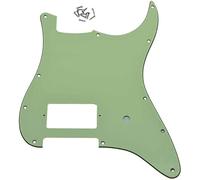 Dopro Battipenna per chitarra a 11 fori ST Strat One Humbucker per FD Delonge verde menta a 3 strati