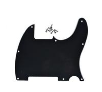 Dopro Battipenna per chitarra a 8 fori, per Fender Telecaster Esquire, nero, 3 veli