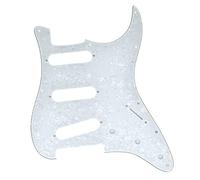 Dopro Battipenna per chitarra bianco perlato a 11 fori stile Strat con ponte invertito per Fender Jimi Hendrix Stratocaster