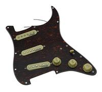 Dopro - Battipenna per chitarra caricato con pickup Wilkinson precablato ST per FD Strat Stratocaster, realizzato in USA/Messico, colore tartaruga rossa