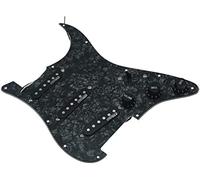 Dopro Battipenna per chitarra con pickup Wilkinson precablato ST Pickguard per USA/Messico FD Stratocaster Black Pearl