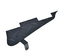 Dopro Battipenna per chitarra elettrica LP con piastra diamantata in alluminio anodizzato con staffa nera e viti di montaggio per Epiphone Les Paul Black