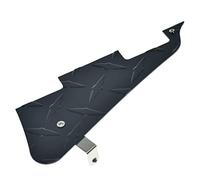 Dopro Battipenna per chitarra elettrica LP con piastra diamantata in metallo e alluminio con staffa in acciaio al nichel e viti di montaggio per USA Gibson Les Paul Nero