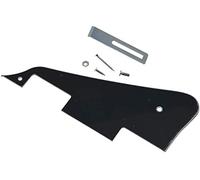 Dopro, Battipenna per chitarra Les Paul, nero, 3 strati, con staffa cromata, per Epiphone Les Paul