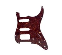 Dopro - Battipenna per chitarra Strat HSS a 11 fori con supporto per pickup humbucking a 3 viti per American FD Stratocaster Vintage Tartaruga