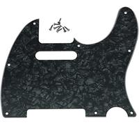 Dopro, battipenna per chitarra Tele con 8 fori per graffiare, per FD Telecaster Black Pearl USA/Messico