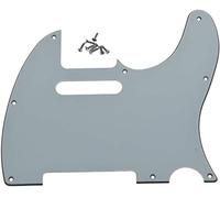 Dopro Battipenna per Fender Telecaster USA/Messico con 8 fori, bianco, 3 strati