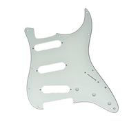 Dopro Battipenna SSS a 11 fori ST/Stratocaster Style per 3 pickup single coil con viti avorio a 3 strati