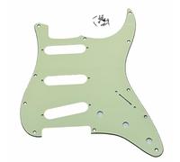 Dopro Battipenna Verde Menta a 11 Fori Stile Strat per Chitarra con Ponte Invertito per FD Jimi Hendrix Stratocaster