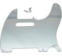 Dopro Battipenna vintage a 5 fori per chitarra Telecaster USA/messicana FD Telecaster argento specchio 1 strato