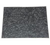 Dopro BlackPearl - Foglio autoadesivo antigraffio per chitarra acustica, 25 x 20 cm, materiale battipenna