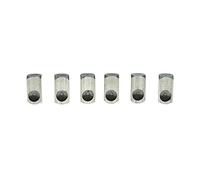 Dopro Blocchi di bloccaggio in acciaio inox per ponticello tremolo con inserto per ponticello a sella